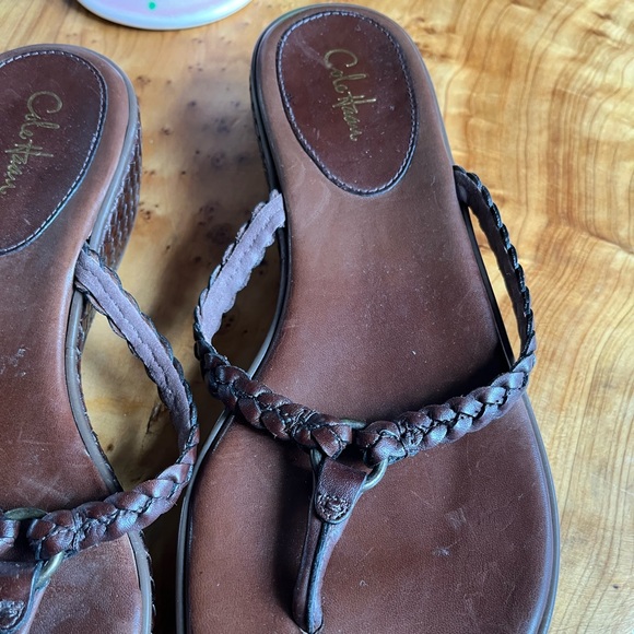 NWOT Cole Haan Beautiful Blue Sandals in Size 8.5B - Picture 3 of 4